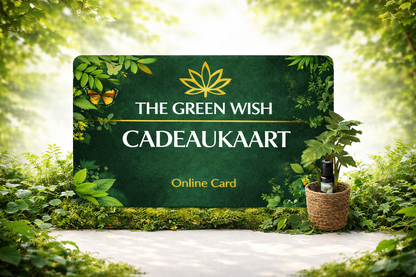 The Green Wish Duurzame Cadeaukaart als duurzaam cadeau voor plantenliefhebbers en groene belevenissen