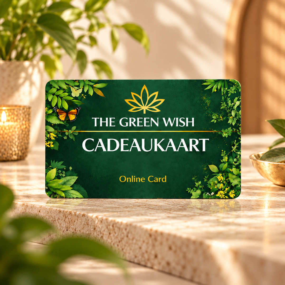 The Green Wish Plant Cadeaukaart - cadeaukaart voor medewerkers en klanten