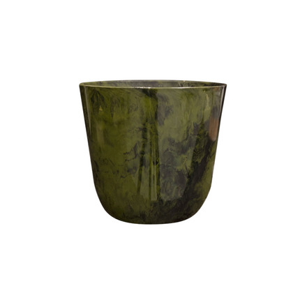 Palermo marble pot green D27 x H25