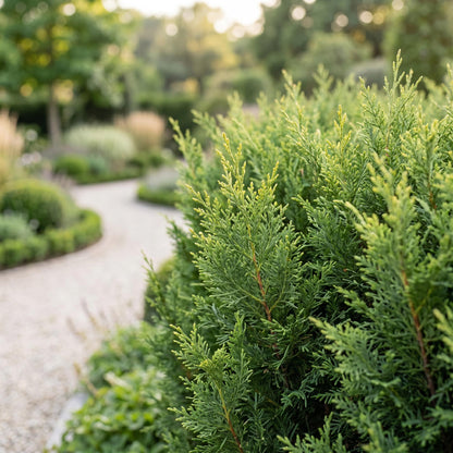 Green boutiQ - 16x Cupressocyparis leylandii 2011 - Leylandii - Haagplanten - Groenblijvend - Groen - Pot 9cm - Hoogte 30-40cm