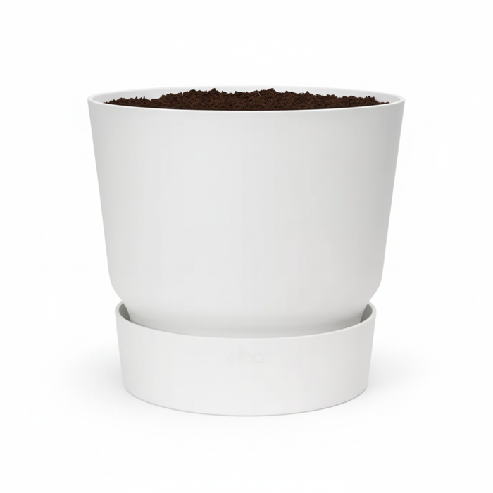 Elho greenville round white - D20cm
