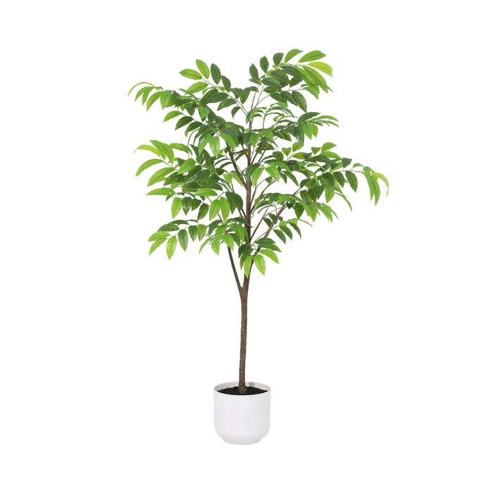 ARTIFICIAL Tropical plant including white pot - 153
