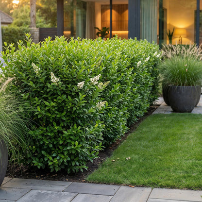 Green boutiQ - 24x Ligustrum ovalifolium - Gewone Liguster - Haagplanten - Groenblijvend - Groen - Pot 9cm - Hoogte 35-45cm