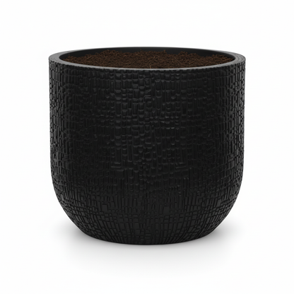 Capi Nature Skin Pot Bol Antraciet - D24cm - H21cm