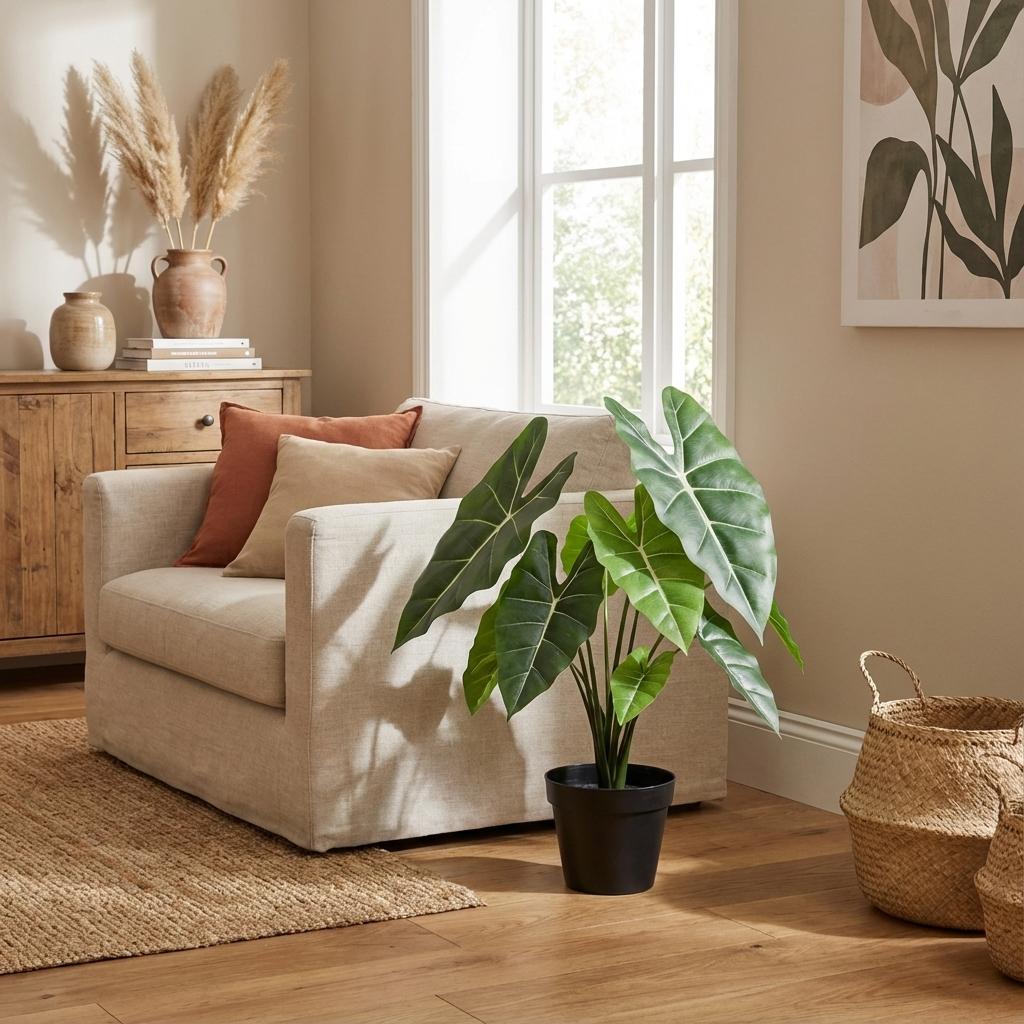 ARTIFICIAL Alocasia Polly - 40cm