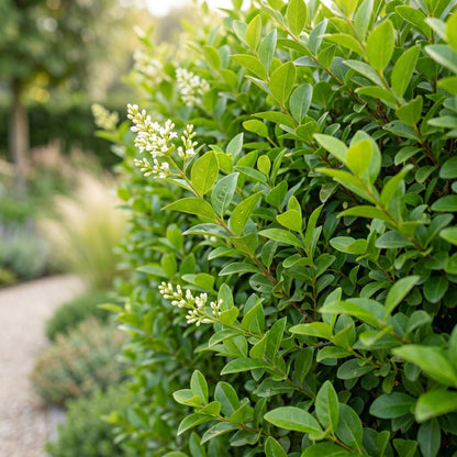 Green boutiQ - 16x Ligustrum ovalifolium - Gewone Liguster - Haagplanten - Groenblijvend - Groen - Pot 9cm - Hoogte 35-45cm