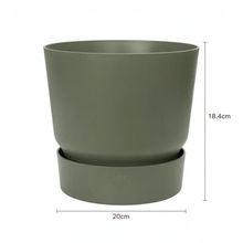 Elho greenville round leaf green - D20cm