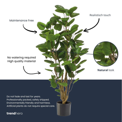 Polyscias boom - 105 cm - Kunstplant