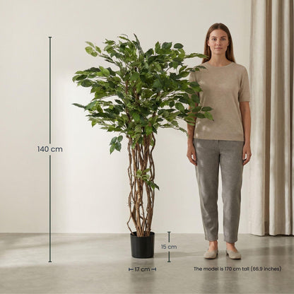 Ficus Liana Kunstboom 140cm - Kunstplant - Artificial plant