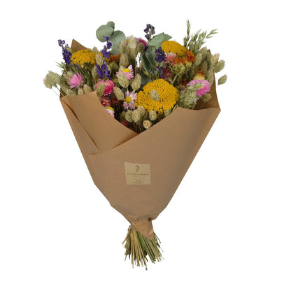 Trockenblumen – Klassischer Strauß – Mehrfarbig – 4 Sträuße – ↕60 cm