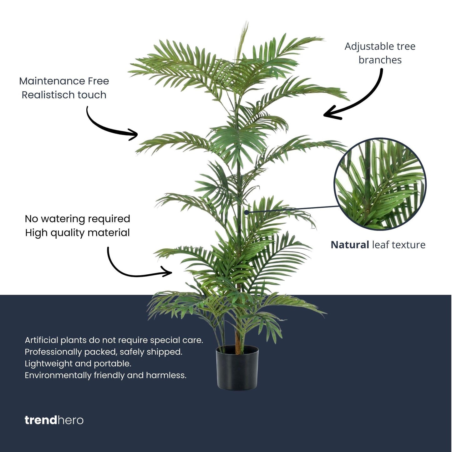 Palm Phoenix 120 cm - Künstliche Pflanze