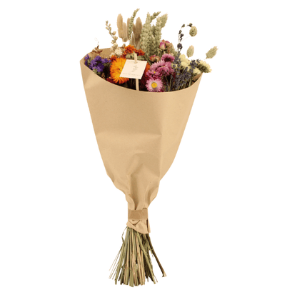 Getrockneter Feldstrauß, mehrfarbig – Ø 20 cm – Ø 50 cm