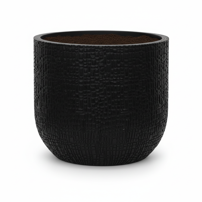 Capi Nature Skin Pot Bol Antraciet - D17cm - H15cm