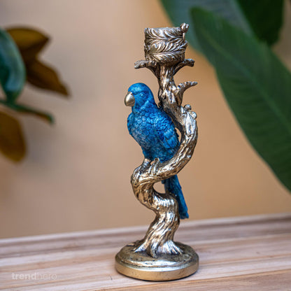 Kandelaar Vogel Blauw