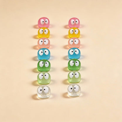 Glow in the dark - Mini's - Multi - ↑ 1 cm - 14 stuks