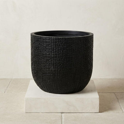 Capi Nature Skin Pot Bol Antraciet - D24cm - H21cm