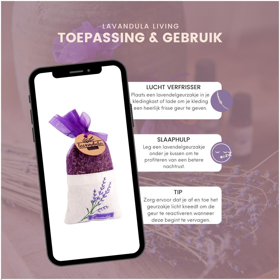 10 stuks Premium Lavendel geurzakjes - 10 x 20 gram