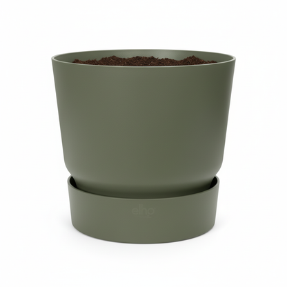Elho greenville round leaf green - D25cm