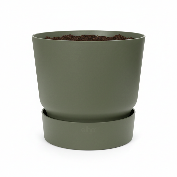 Elho greenville round leaf green - D25cm