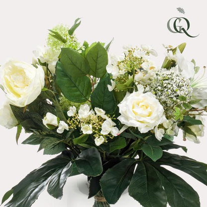 Künstliche Blumen - Strauß - M - Weißer Traum - 60 cm