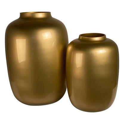 Vase glass - Gold - Artic - M - H35 W25