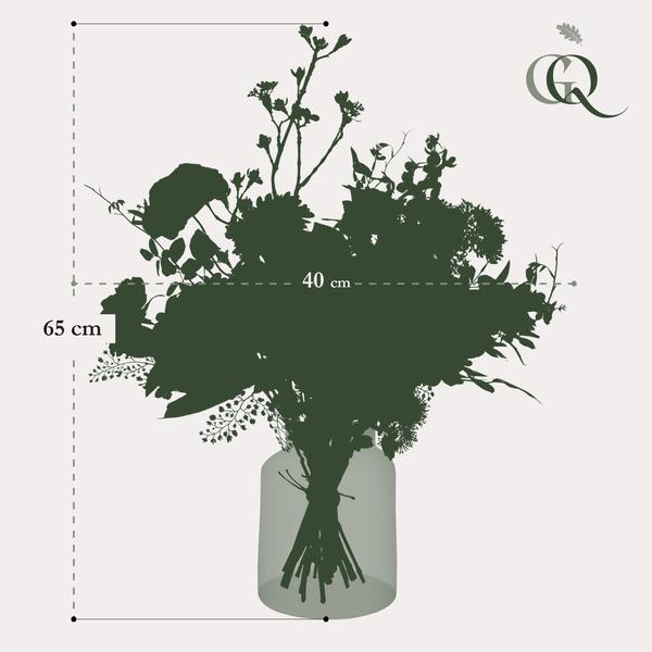 Künstliche Blumen – Strauß M – Mystischer Sommer – 65 cm