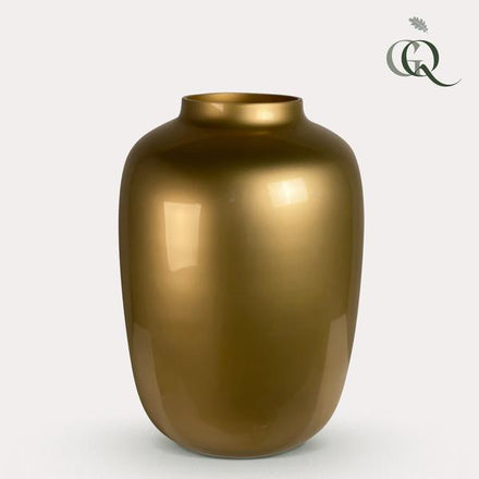 Vase glass - Gold - Artic - M - H35 W25