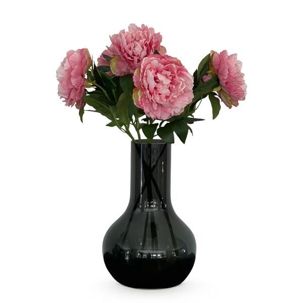 Künstliche Blumen Solo – Hellrosa – Pfingstrosen – 5 Stück – 65 cm