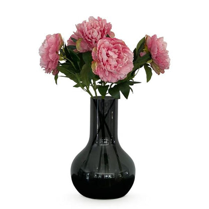 Künstliche Blumen Solo – Hellrosa – Pfingstrosen – 5 Stück – 65 cm
