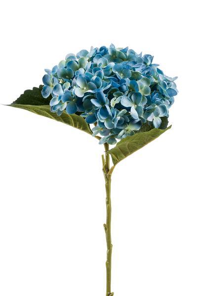 Artificial flowers Solo - Blue - Hydrangea Flower - x 8 - 52 cm