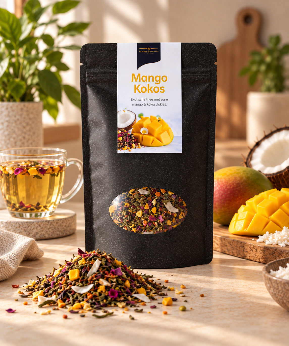 Mango Kokos Thee | productafbeelding 2