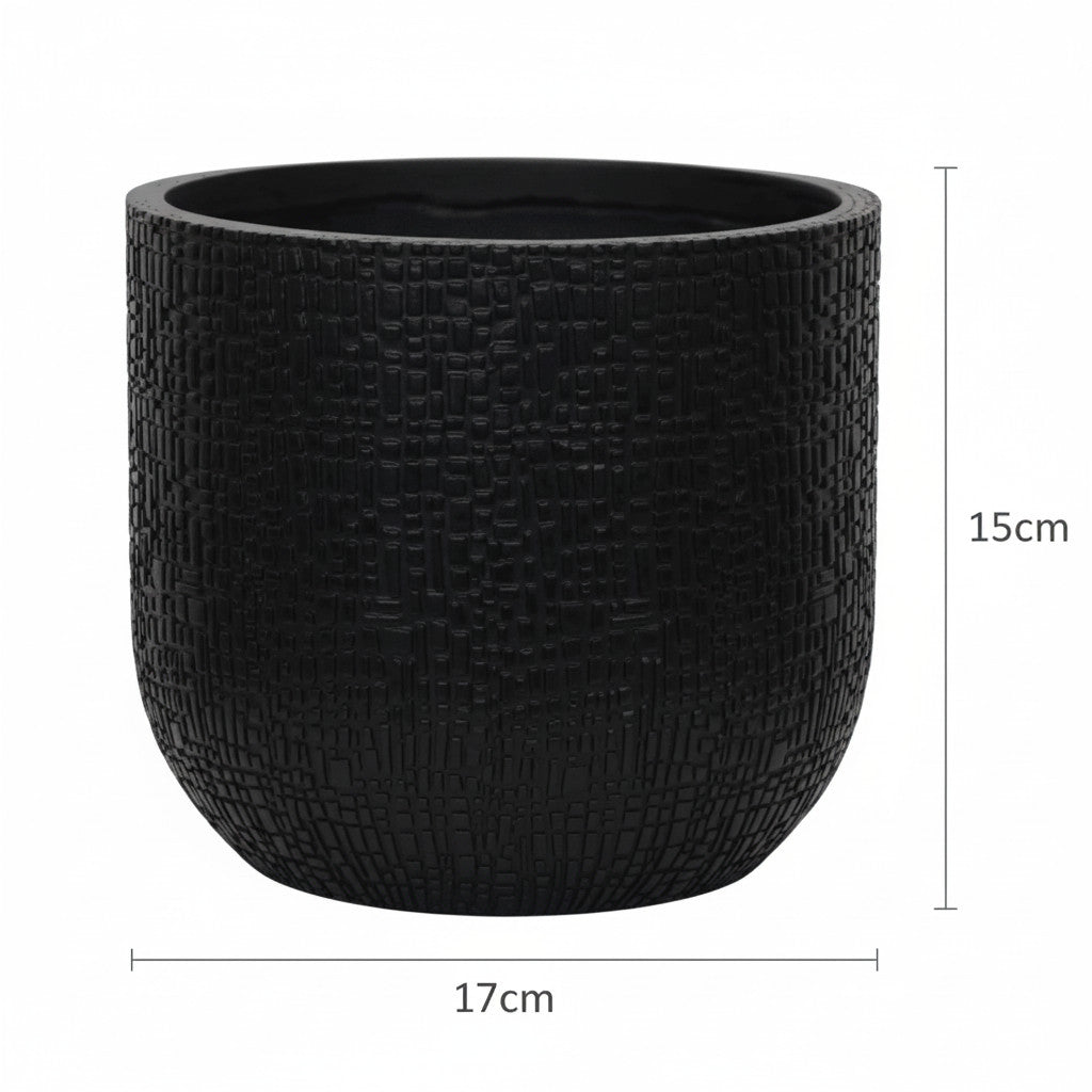 Capi Nature Skin Pot Bol Antraciet - D17cm - H15cm | productafbeelding 3