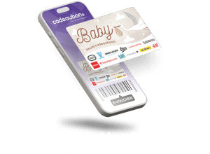 Geboorte keuze cadeaukaart, digitaal, direct verzonden, ideaal voor kersverse ouders.