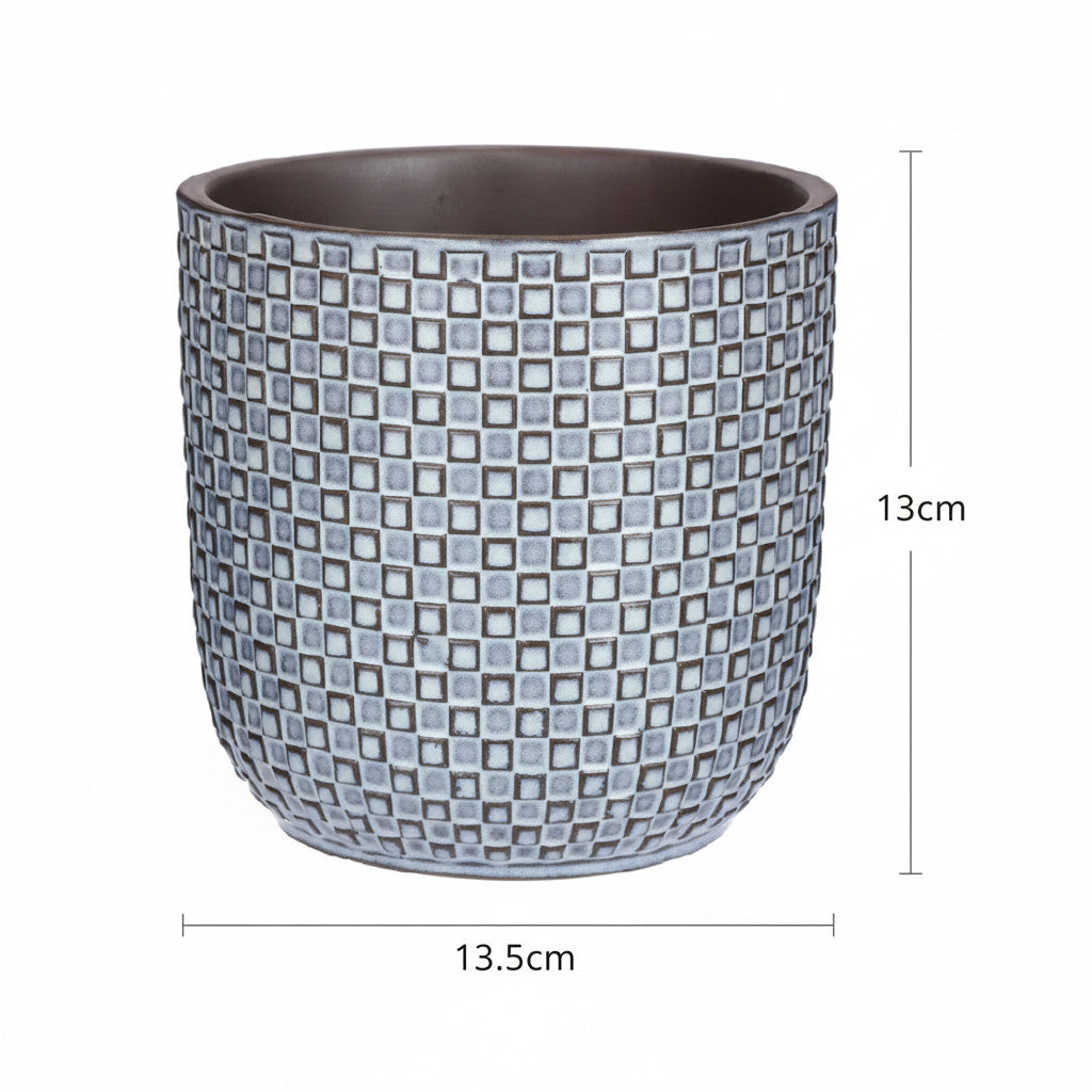 Pot relief Blauw D13,5 | productafbeelding 3