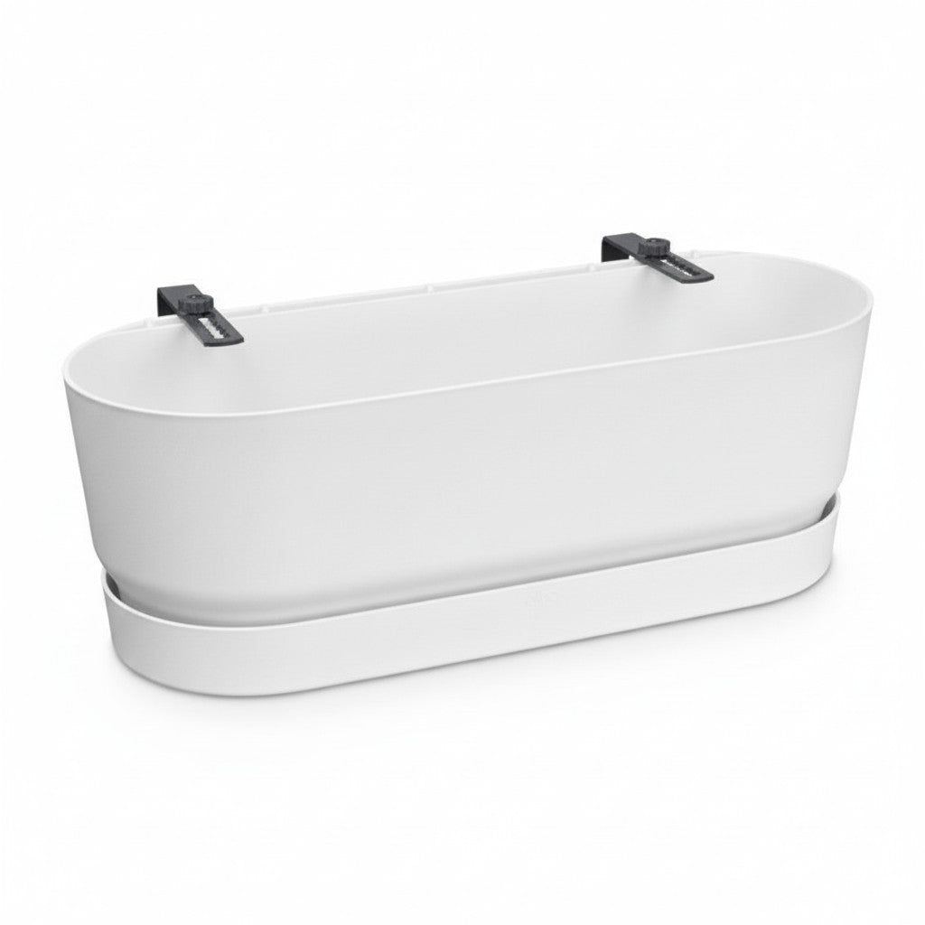 Elho Pot Greenville Easy Balcony D25cm - Wit