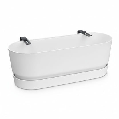 Elho Pot Greenville Easy Balcony D25cm - Wit