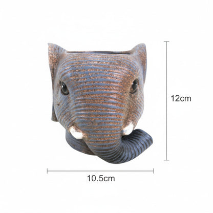 Planter Olifant D11/12x10cm - Grijs - D11/12x10cm | productafbeelding 3