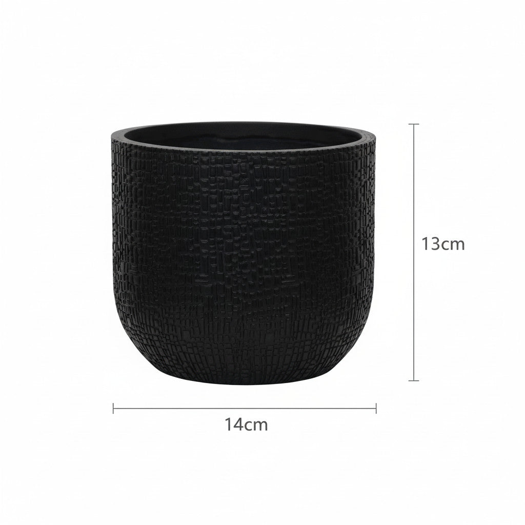 Capi Nature Skin Pot Bol Antraciet - D14cm - 13cm | productafbeelding 3