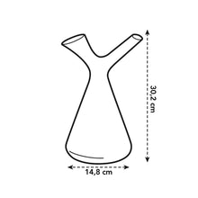 Gießkanne mit Tauchspinne, 1,7 l, weiß