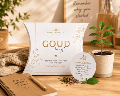 Duurzaam bedankje met zaadjes om een droomboompje te planten