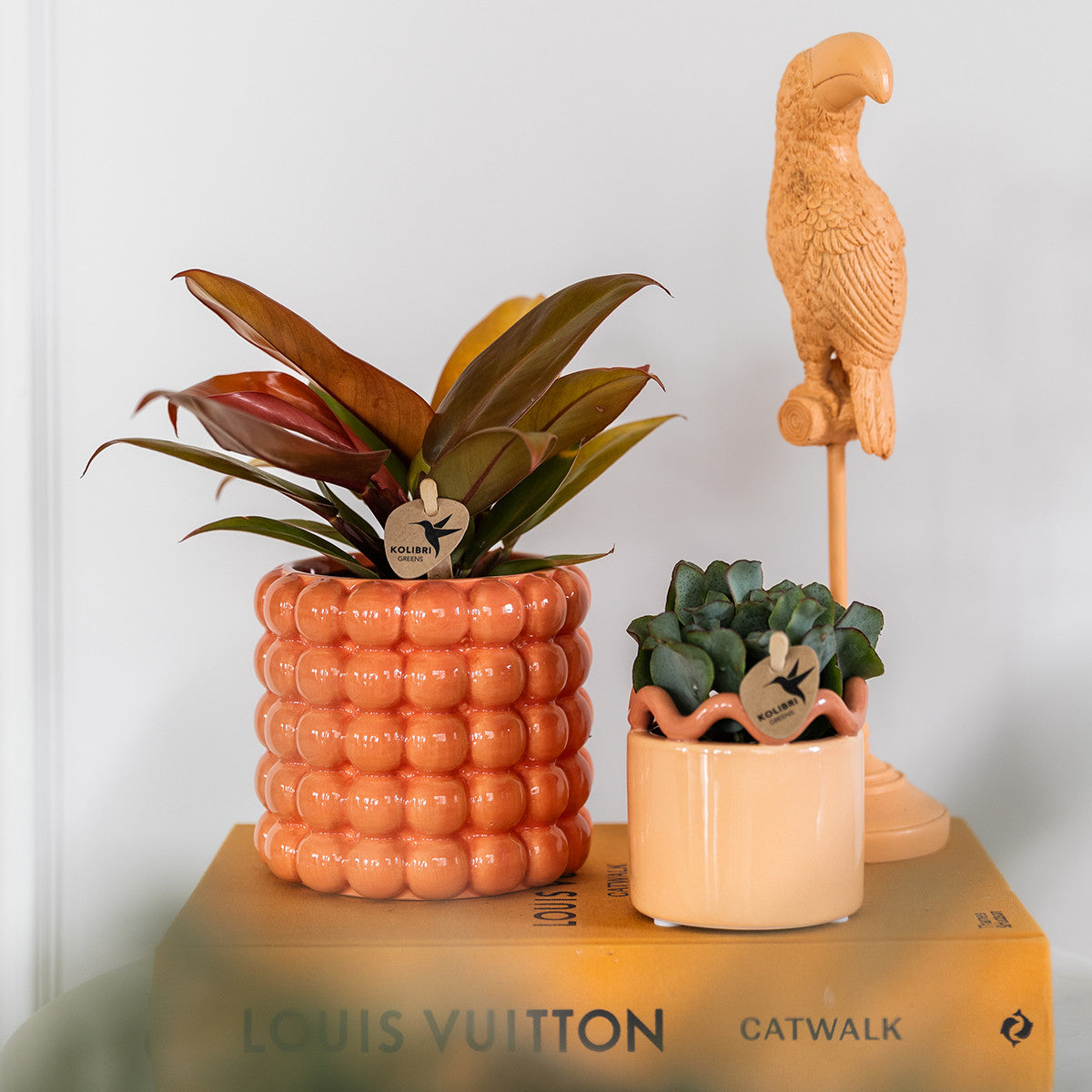 Kolibri Home | Poppy sierpot - Orange - Ø9cm | productafbeelding 3