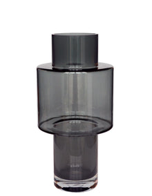Vaas glas Juba M - H40 W20 - Grey