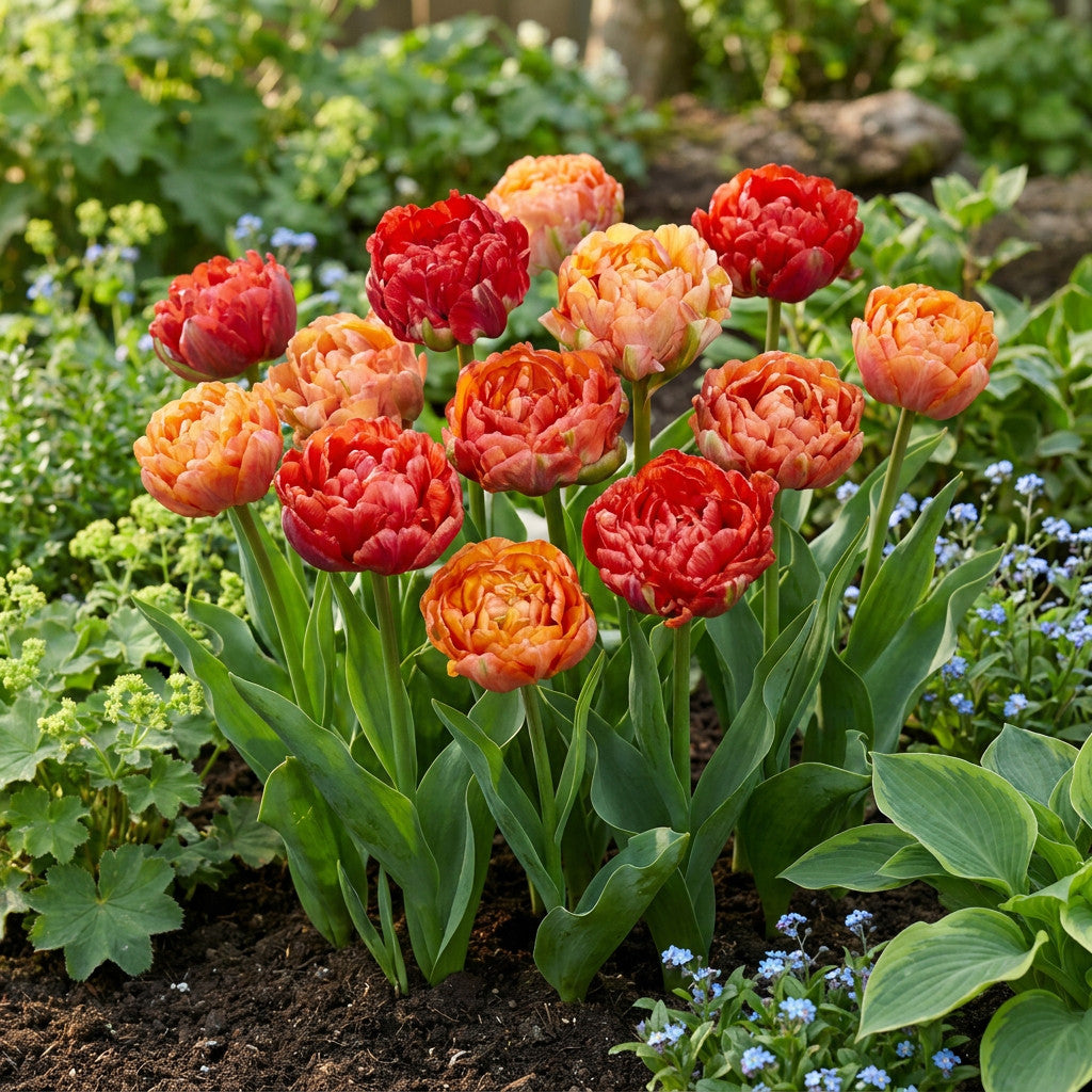 24x Tulipa Gudoshnik Double - Gevuldbloemige tulp Gudoshnik - Diversen - Voorjaarsbloeier - Bolmaat 11/12 |…