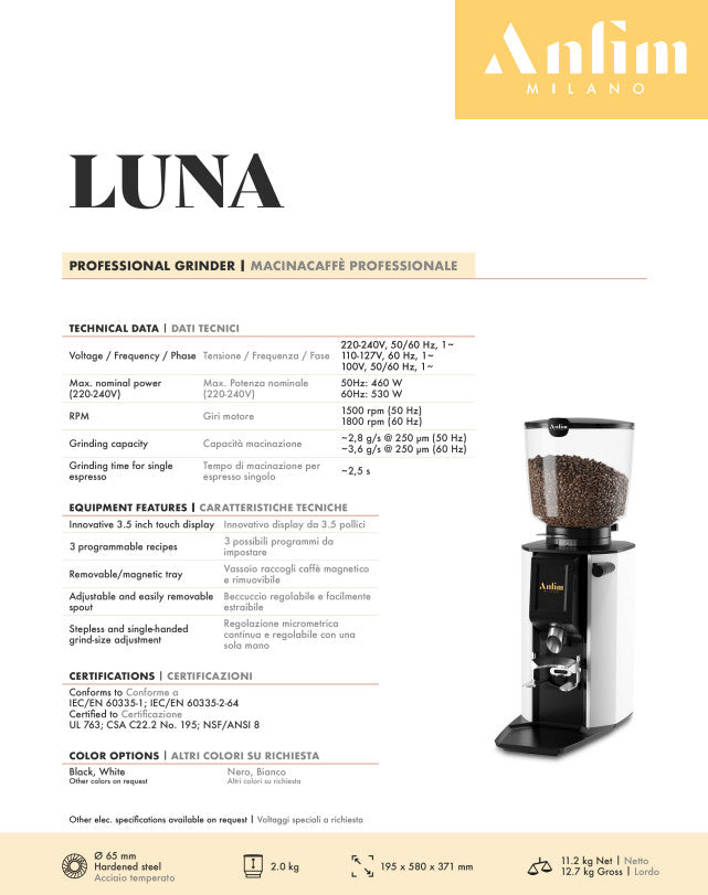 Professionele koffiemolen 65 mm | Kracht en precisie in één | productafbeelding 2