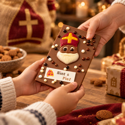 Sinterklaas chocoladereep per post. | productafbeelding 3