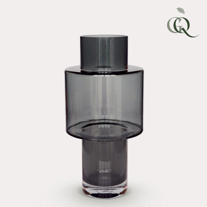 Juba M Glasvase – H40 B20 – Grau