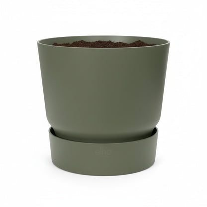 Elho greenville round leaf green - D25cm