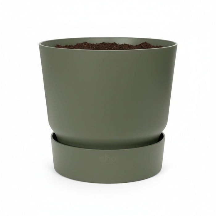 Elho greenville round leaf green - D25cm