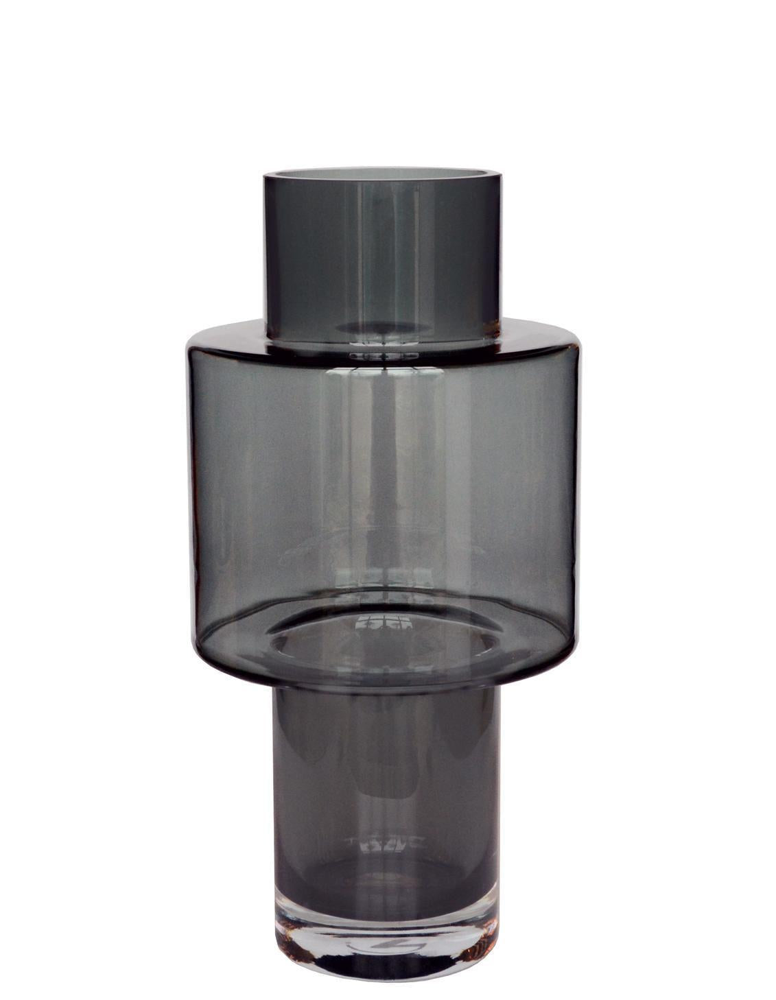 Juba M Glasvase – H40 B20 – Grau