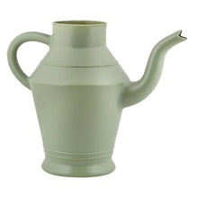 Vintage Gießkanne aus Kunststoff, Größe S – Grün – L 28,5 x T 14,4 x H 21,7